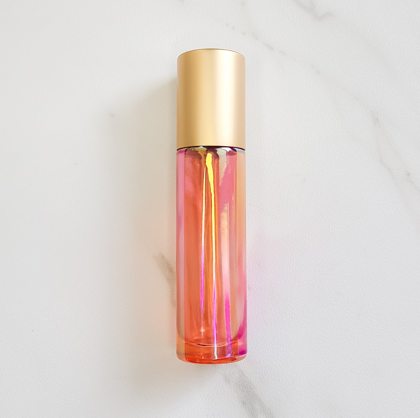 Coral Holographic Essential Oil Roller | 10 mL (Choose Your Blend)