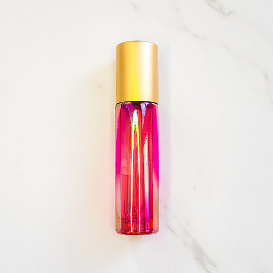 Hot Pink Holographic Essential Oil Roller | 10 mL (Choose Your Blend)